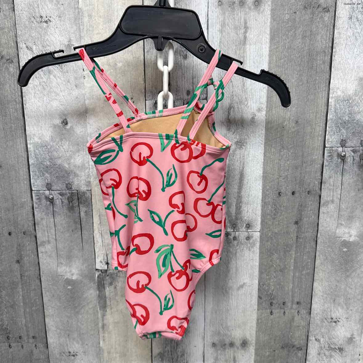 Size 4T Pink Print Old Navy Swim Suit - 1pc