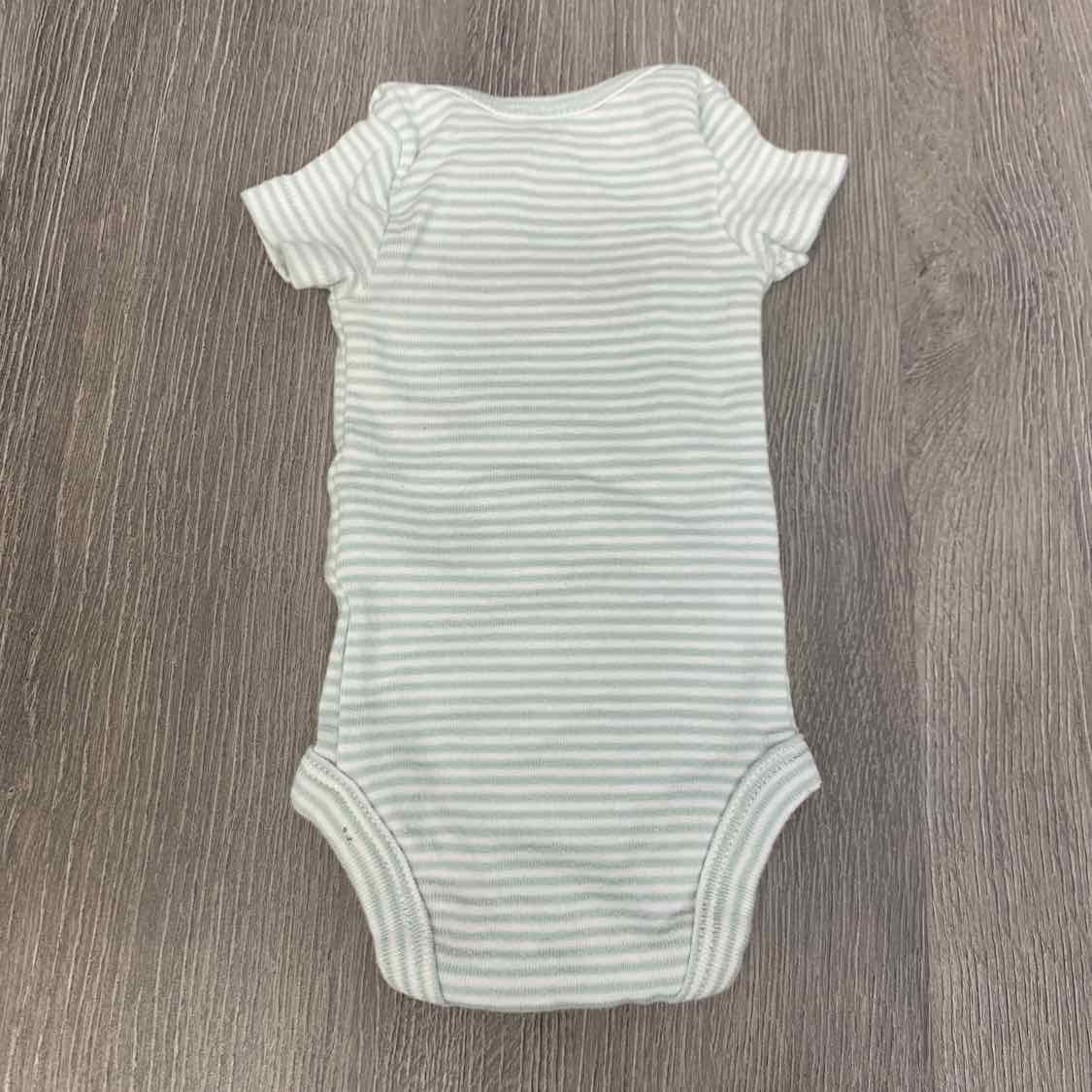 Size Preemie Green/White Simple Joys Bodysuit