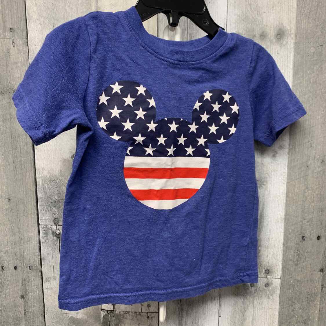 Size 18 Months Red/White/Blue Disney T Shirt