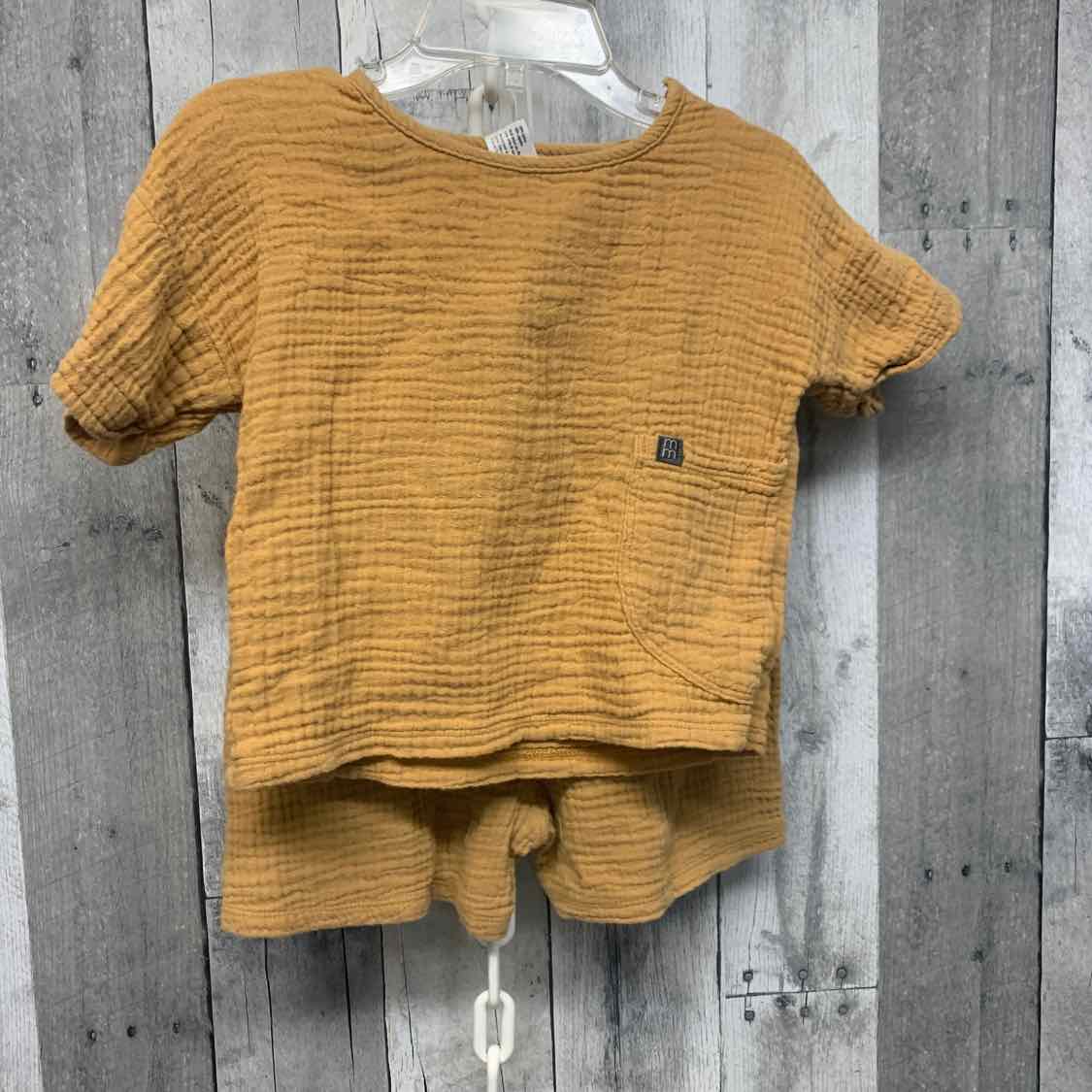 Size 3T Yellow Modern Moments by Gerber Shirt/Shorts