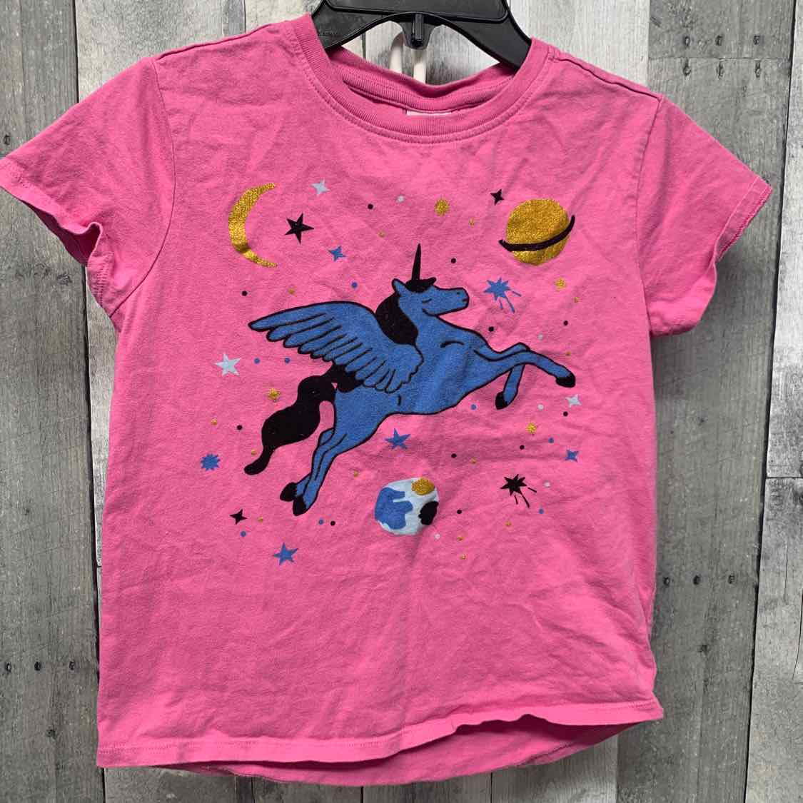 Size 8 Pink Print Hanna Andersson T Shirt