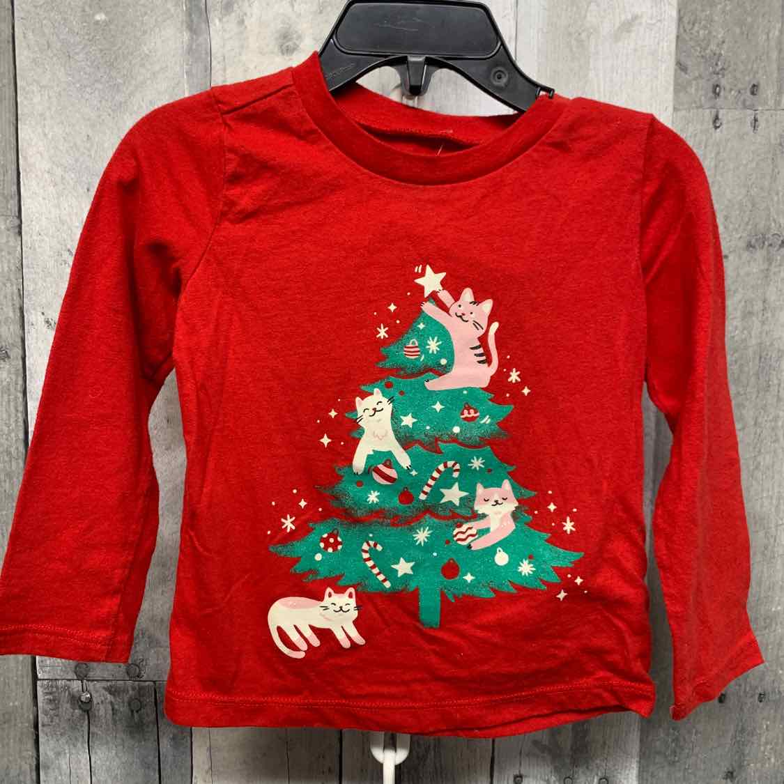 Size 2T Red/Green Carter's Long Sleeve Shirt