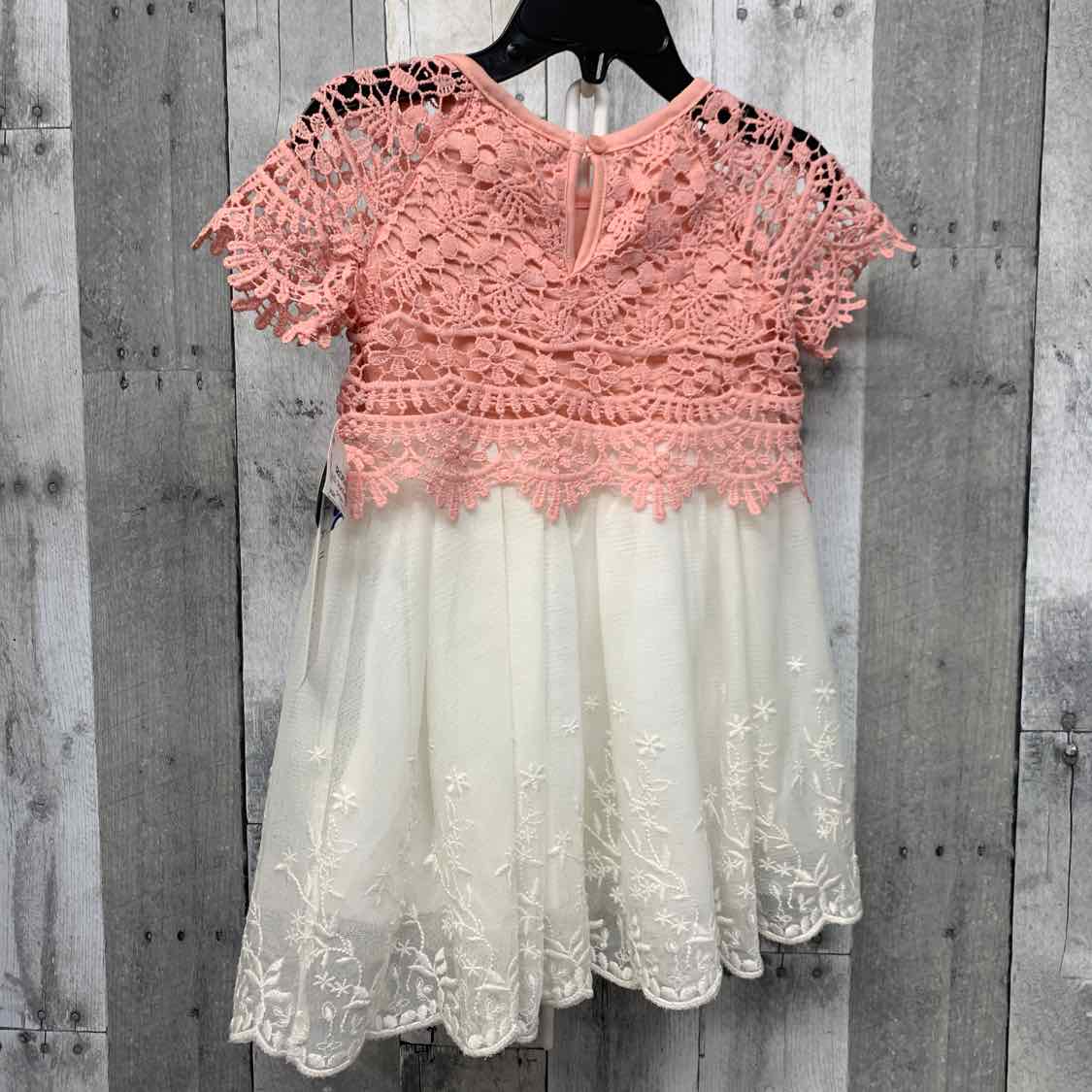 Size 18 Months Pink/White Nicole Miller Dress