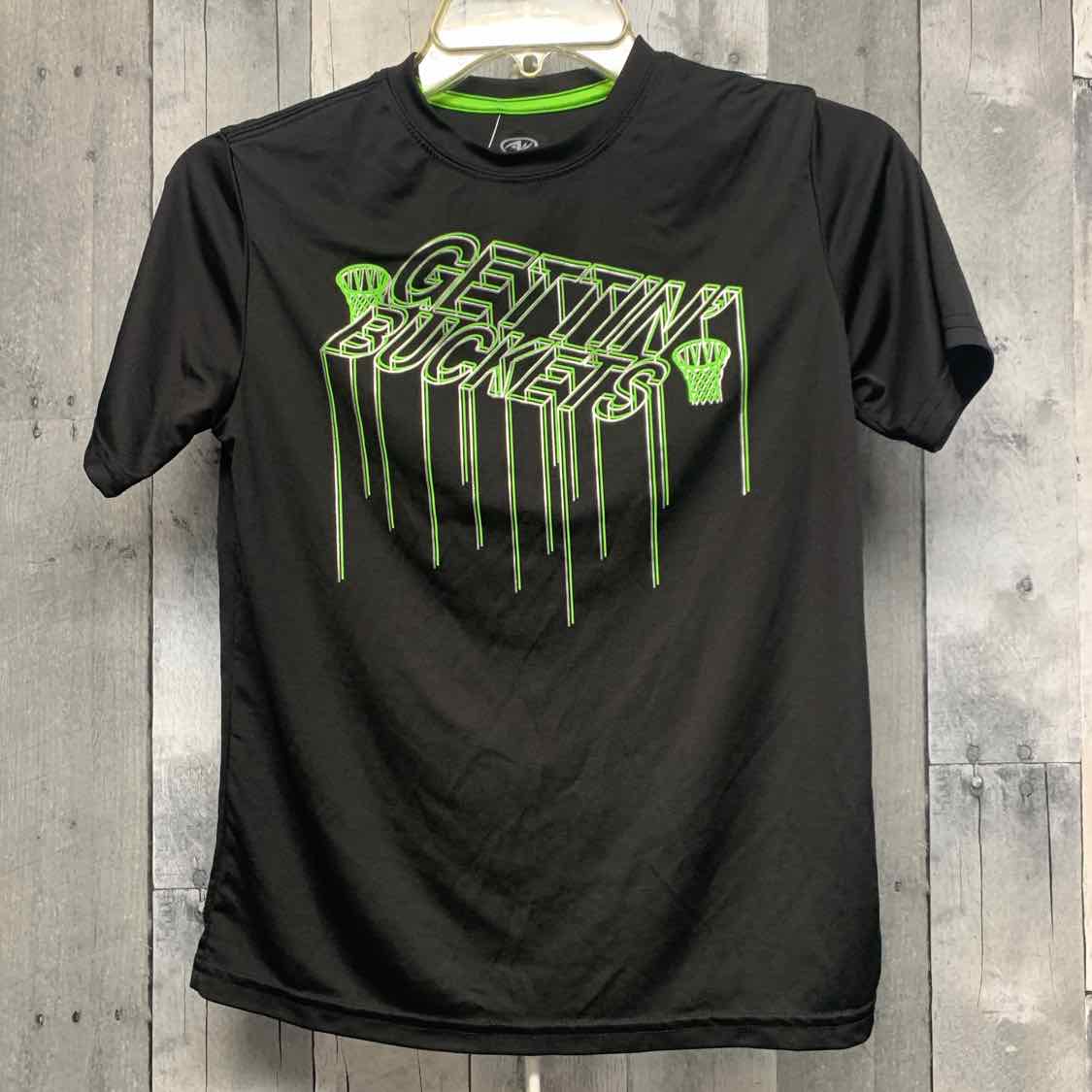 Size 10/12 Black Graphic Athletic Works T Shirt