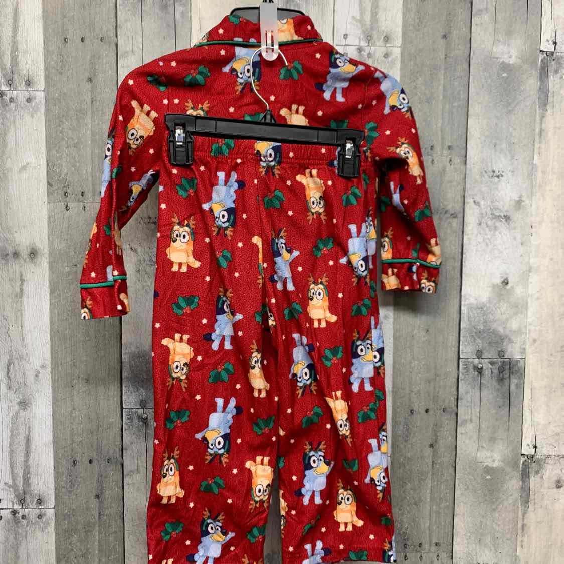Size 4T Red Print Disney 2pc PJs