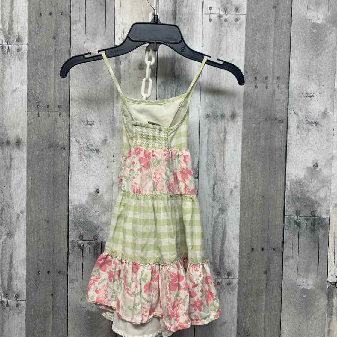 Size 4T Green/Pink B Brand Dress