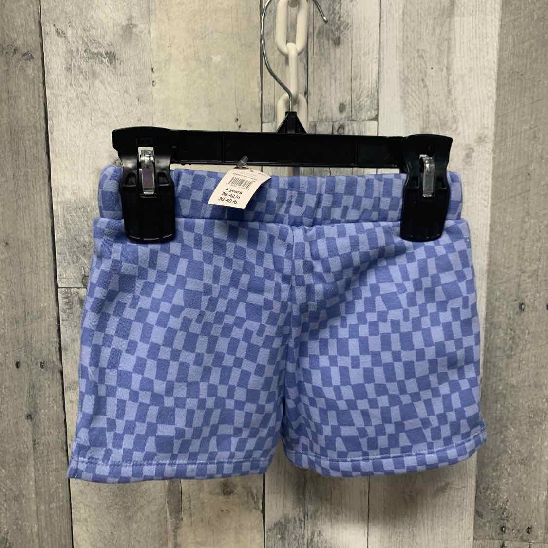 Size 4 Blue Plaid Gap Shorts - Athletic