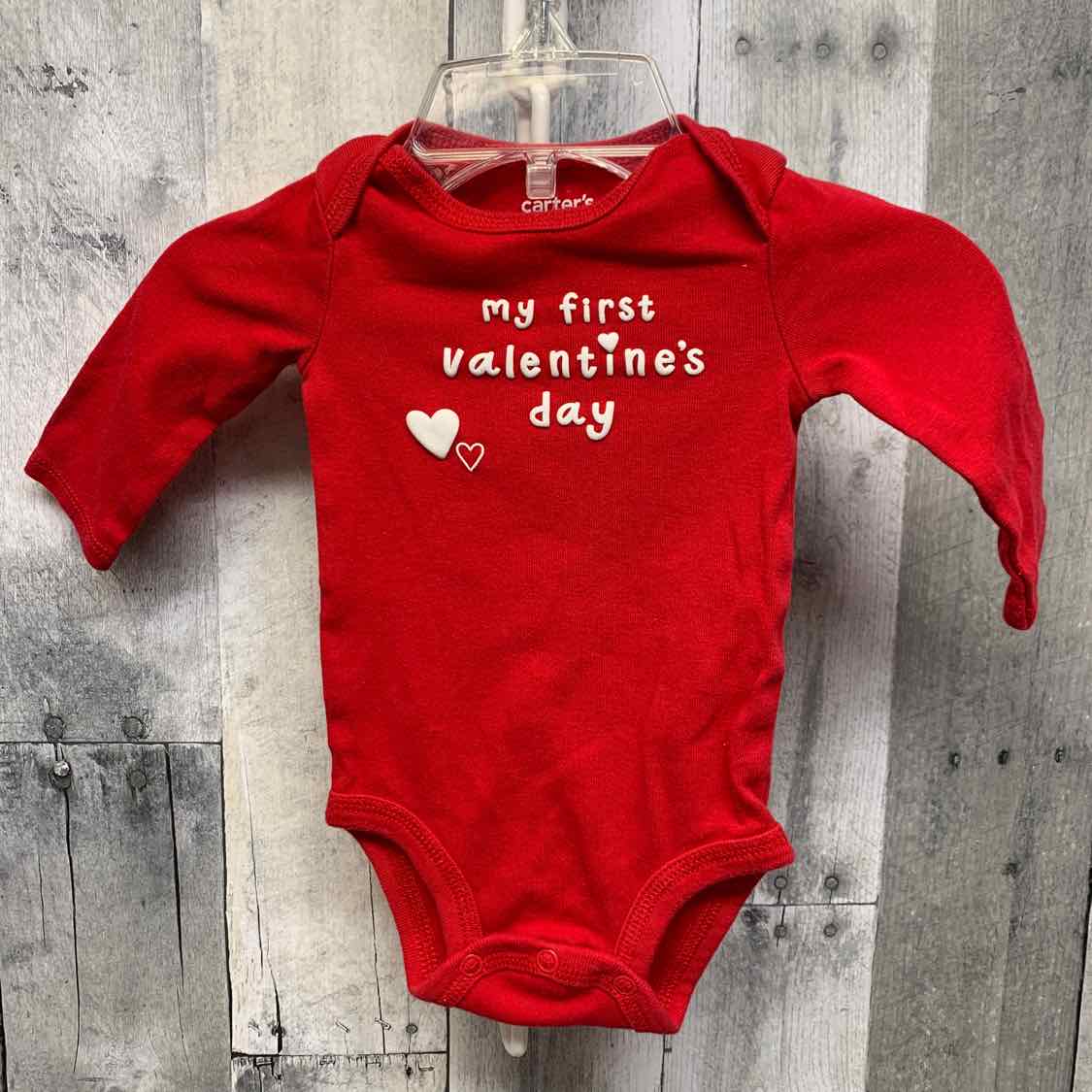 Size 3 Months Red Just One You Bodysuit