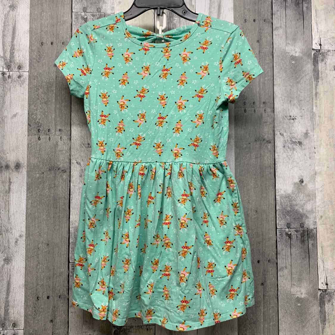 Size 6/7 Mint Graphic B Brand Dress - Knit