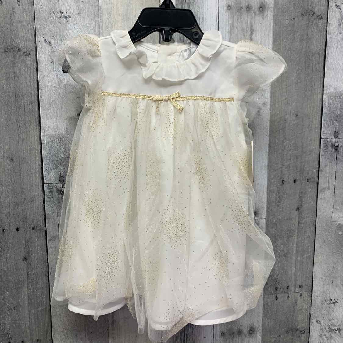 Size 12 Months White B Brand Dress - Party