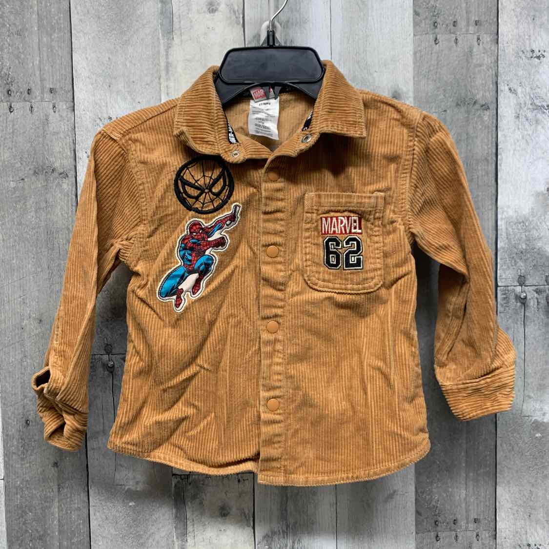 Size 4T Tan Marvel Light Jacket