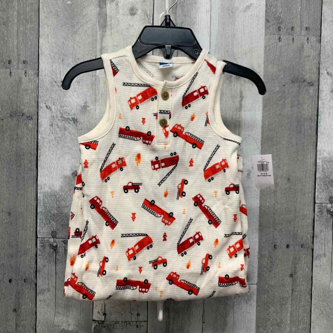 Size 12-18 Months Ivory Print Old Navy Romper - OodlesCB