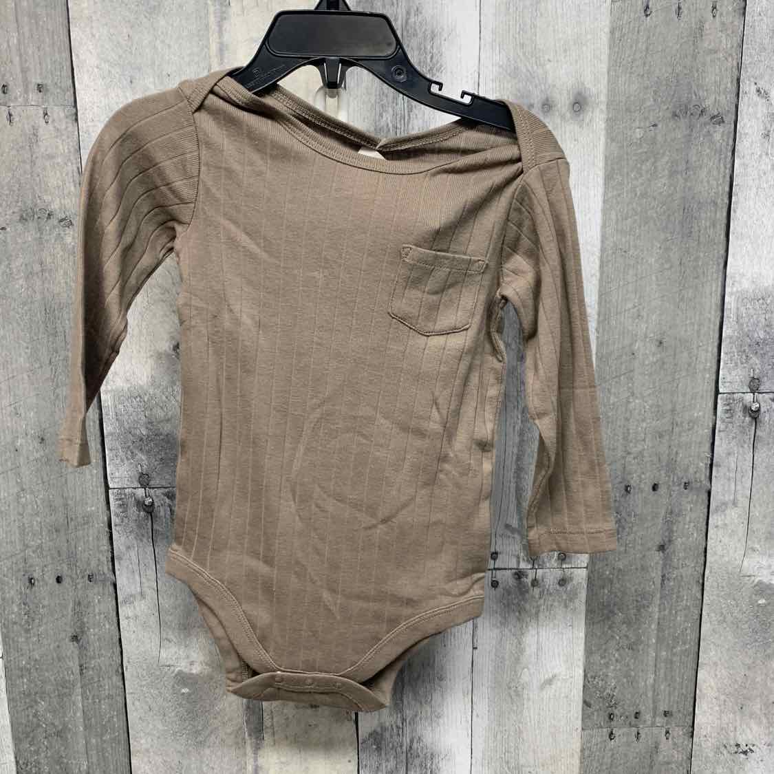 Size 12 Months Brown Members Mark Bodysuit