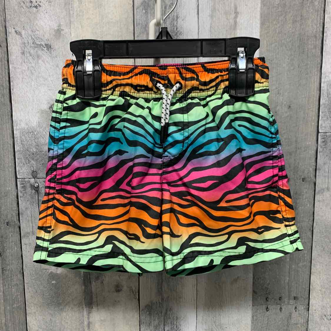 Size 6/7 Pink/Orange Art Class Swim Trunks