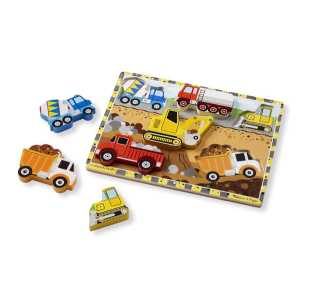 Melissa & Doug Construction Chunky Puzzle
