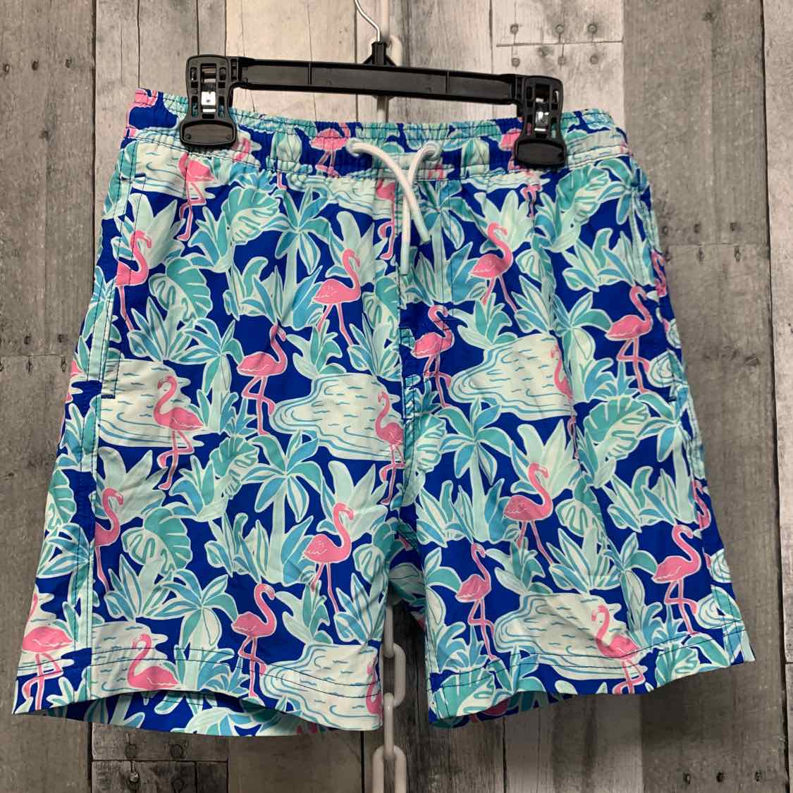 Size Large Blue/Pink Members Mark Swim Trunks