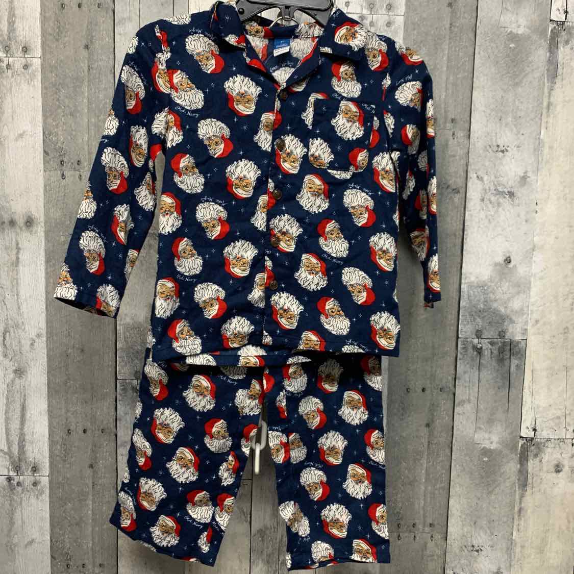 Size 4T Navy Print Old Navy 2pc PJs