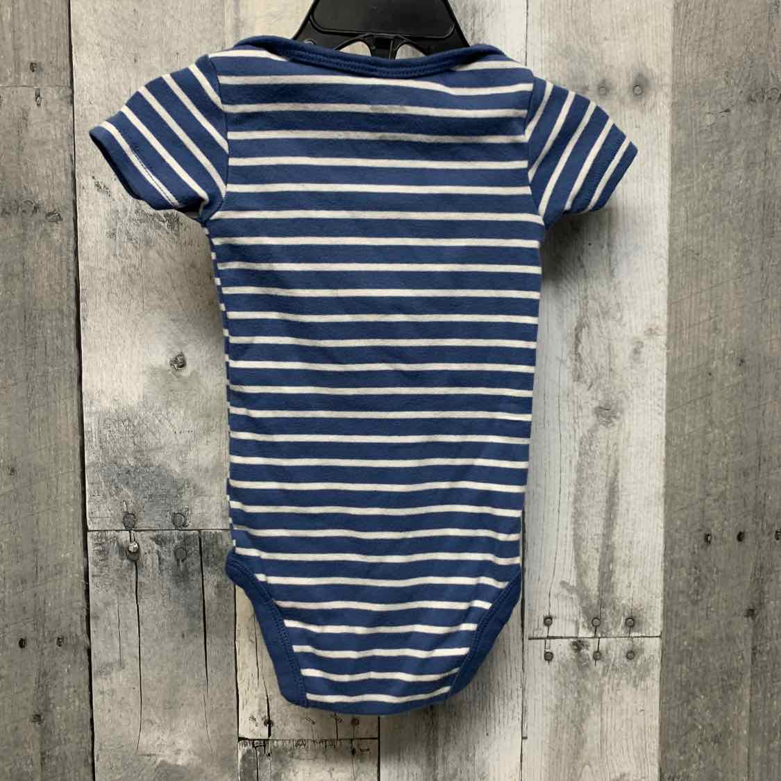 Size 12 Months Navy/White Child of Mine Bodysuit