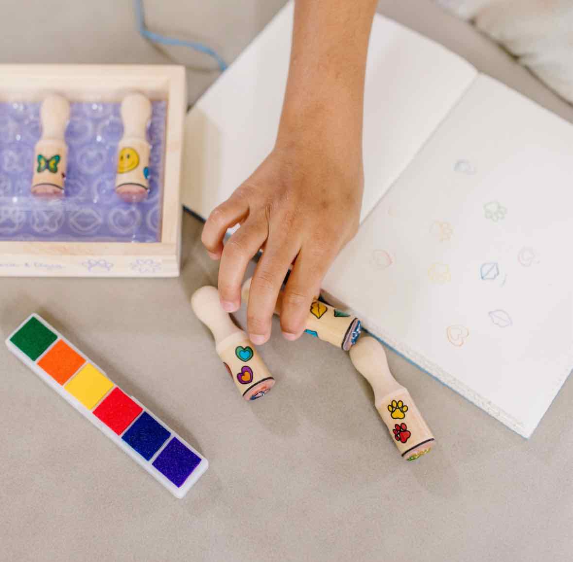 Melissa & Doug Happy Handles Stamp Set