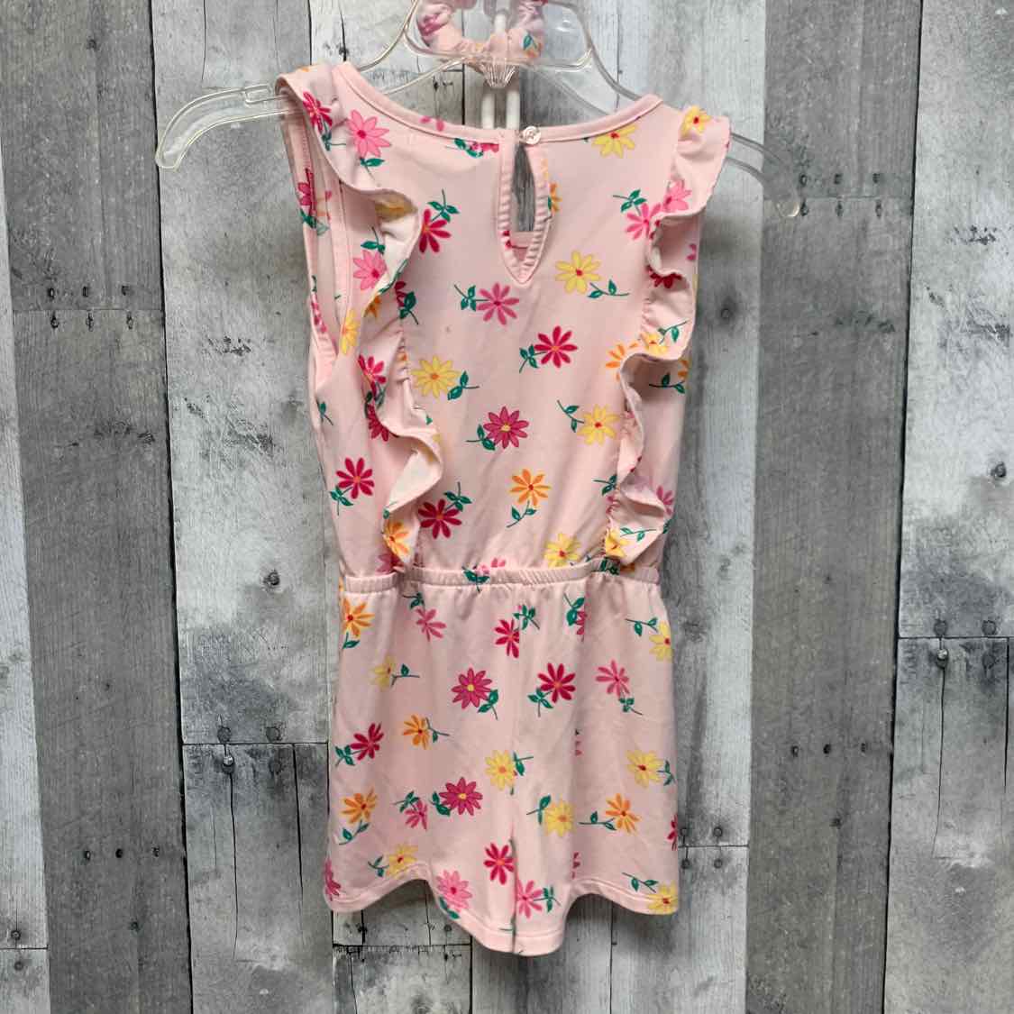 Size 6 Pink Floral Print Btween Romper