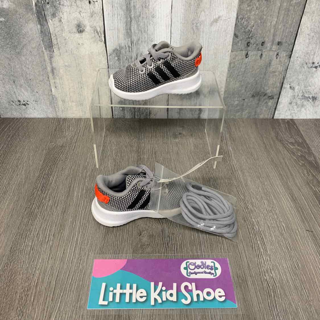 Size 3 Gray Sport Brand Soft Sole Shoes