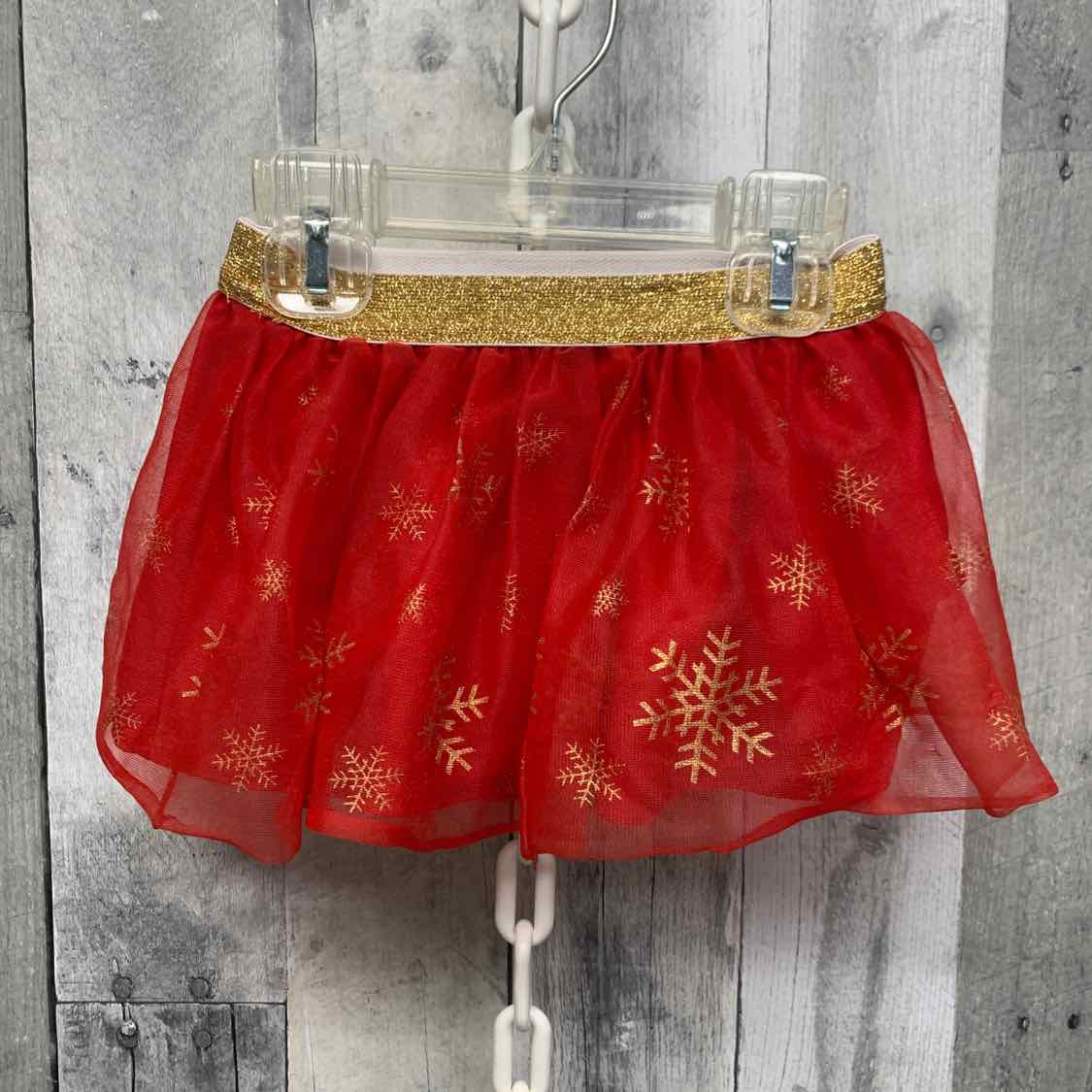 Size 18 Months Red/Gold Holiday Brands Skirt