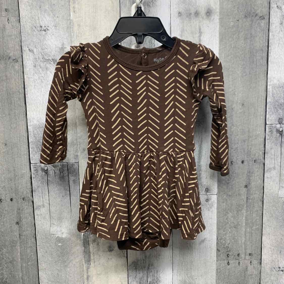 Size 18-24 Months Brown Print Kyte Romper
