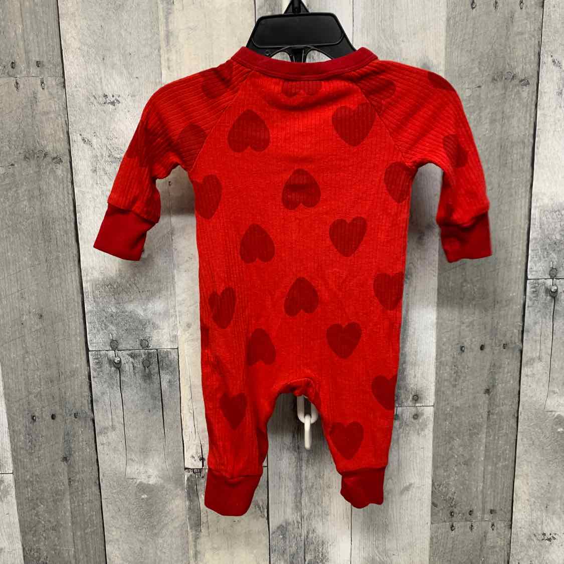 Size 0-3 Months Red Print Cat & Jack Romper