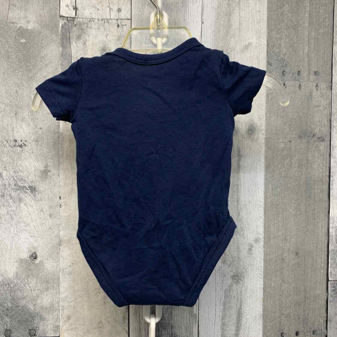 Size Newborn Navy Sport Brand Bodysuit