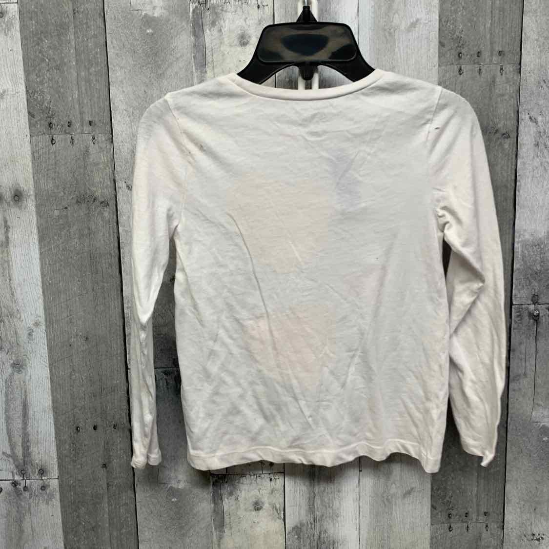 Size Medium White Osh Kosh Long Sleeve Shirt