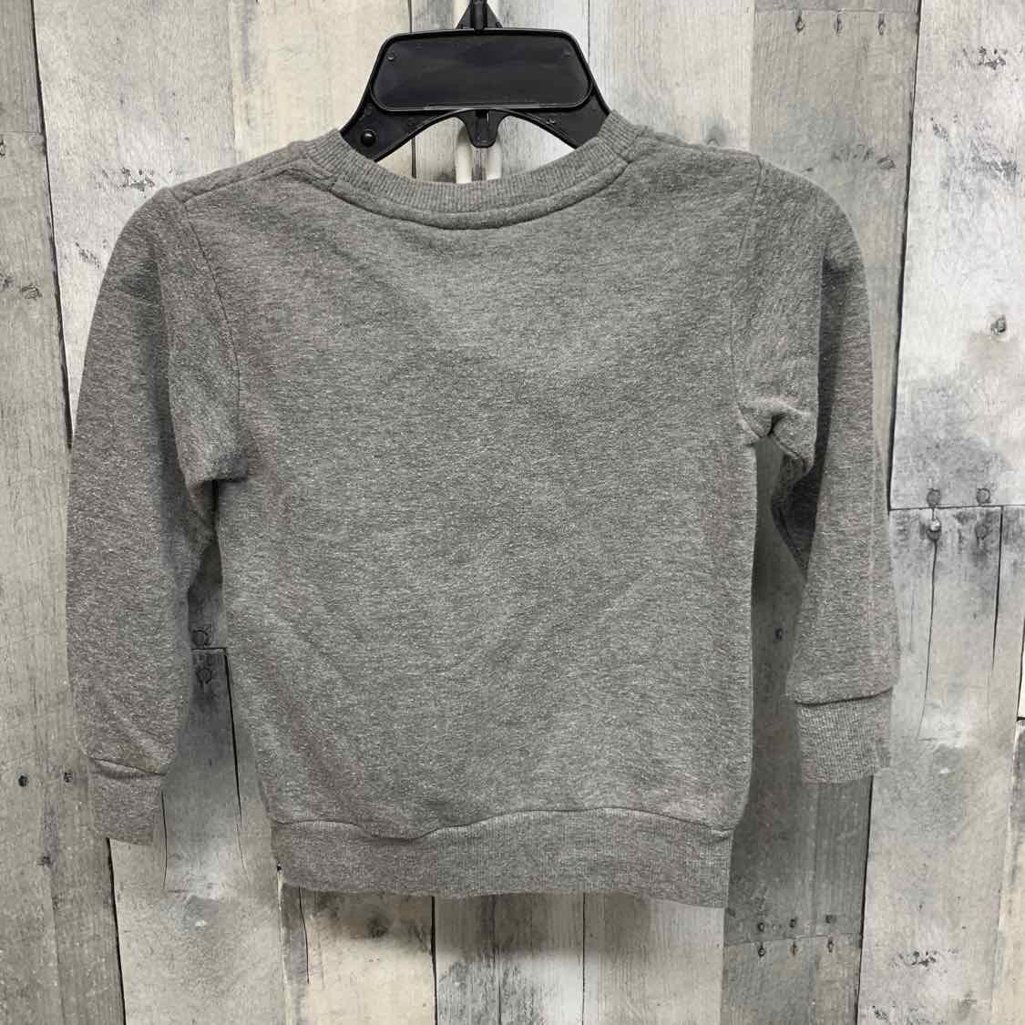 Size 4T Gray/Red Disney Pull Over