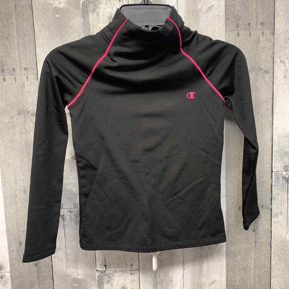Size Small Black/Pink Champion Long Sleeve Shirt