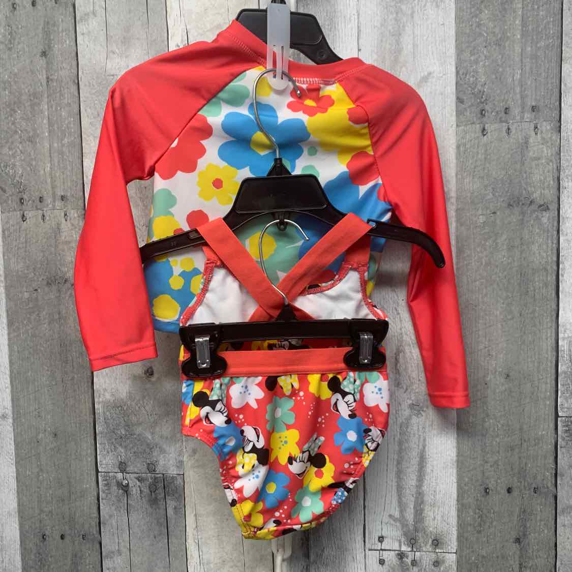 Size 2 Red/Blue Disney Collection Swim Suit - 2pc+