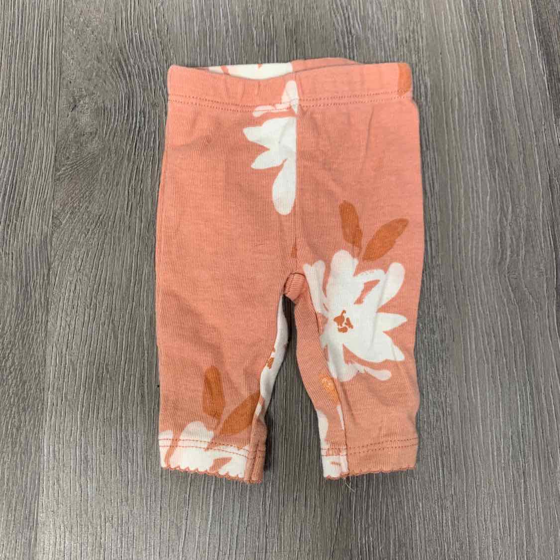 Size Preemie Pink Floral Print Carter's Leggings