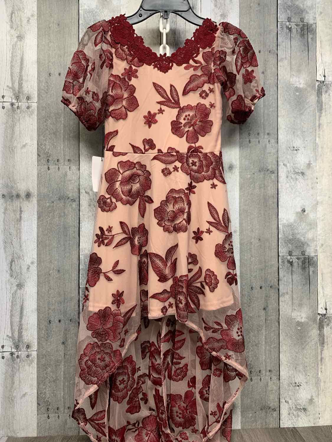 Size 7 Red/Pink B Brand Dress - Party