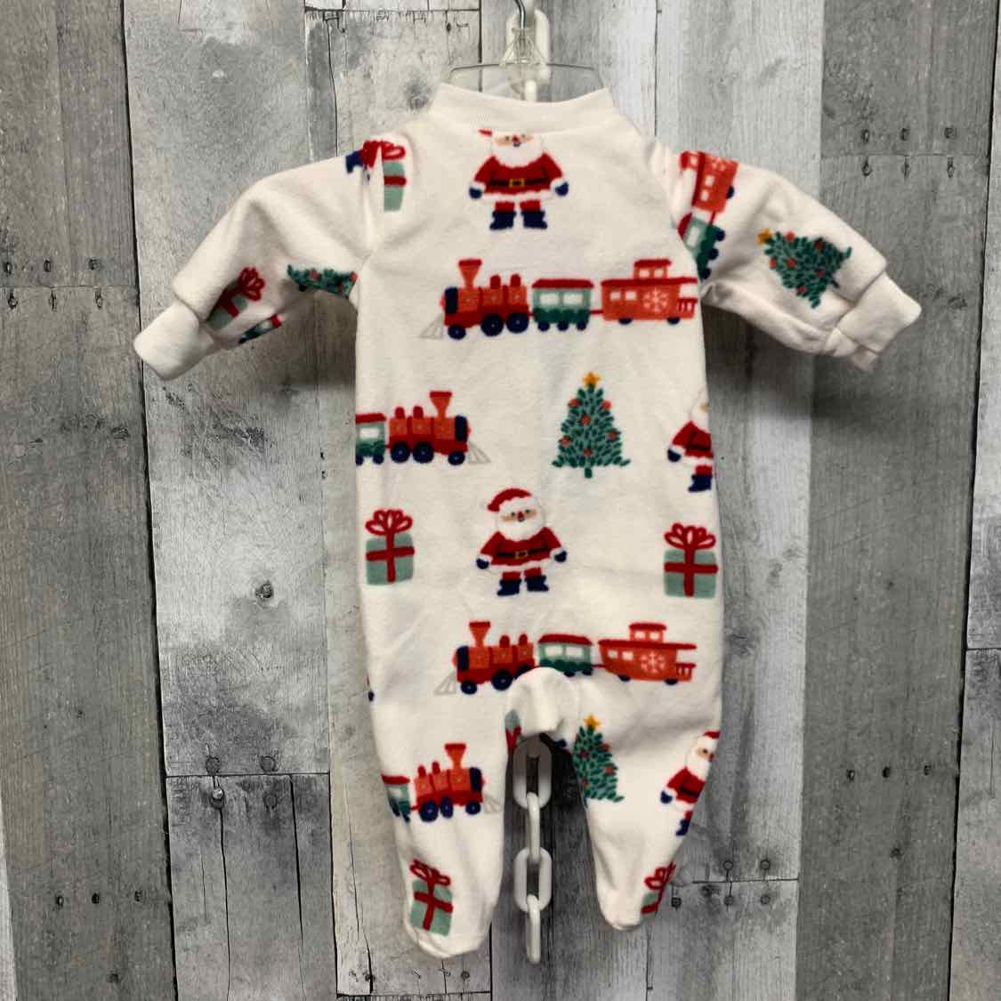Size Newborn Red/White Just One You Footy PJs