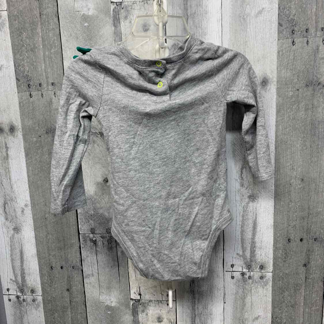 Size 12 Months Gray/Green Cat & Jack Bodysuit