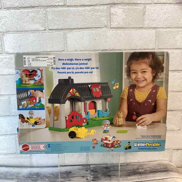 Fisher Price Gray/Green Little People Set