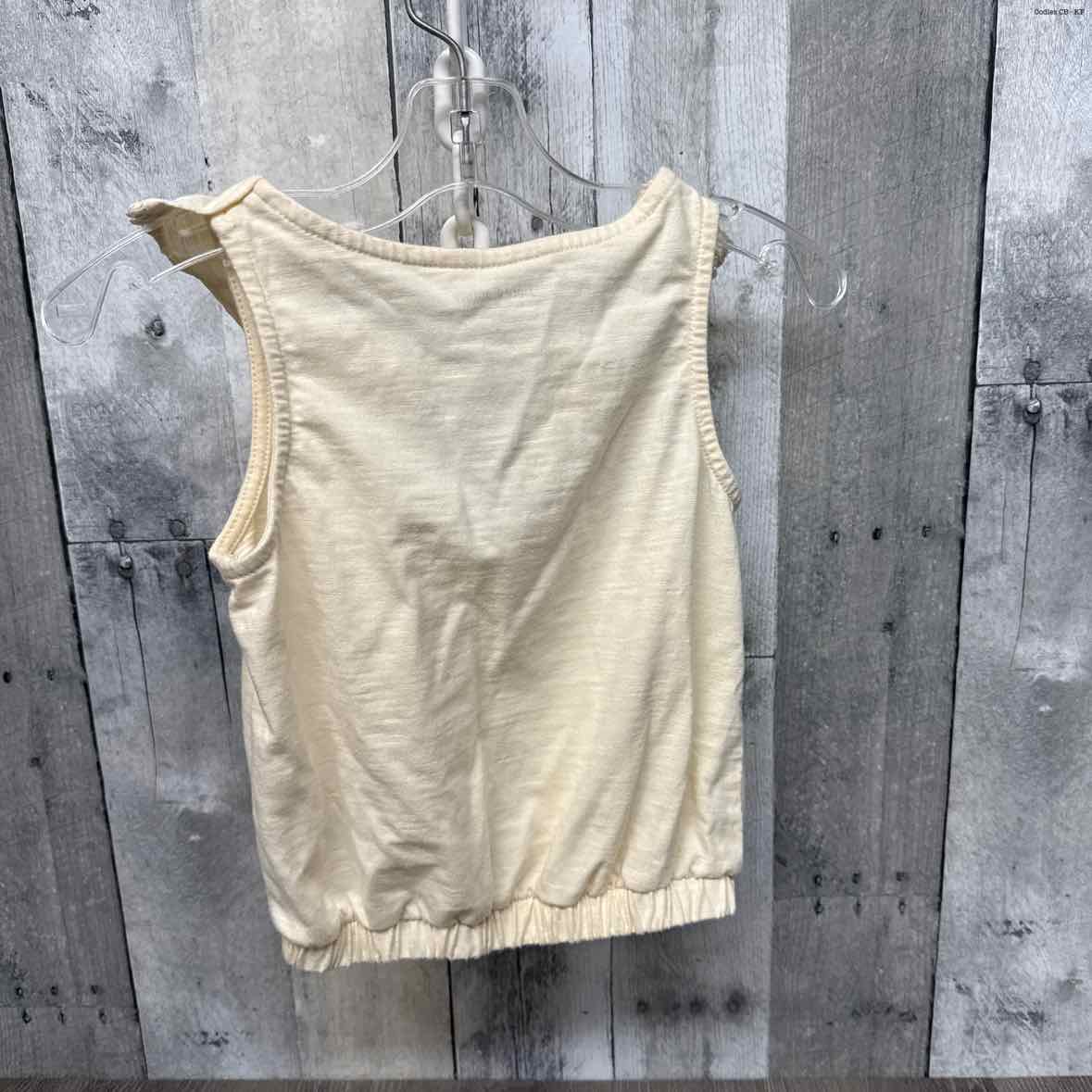 Size 6 White/Gold Juicy Coture Tank Top