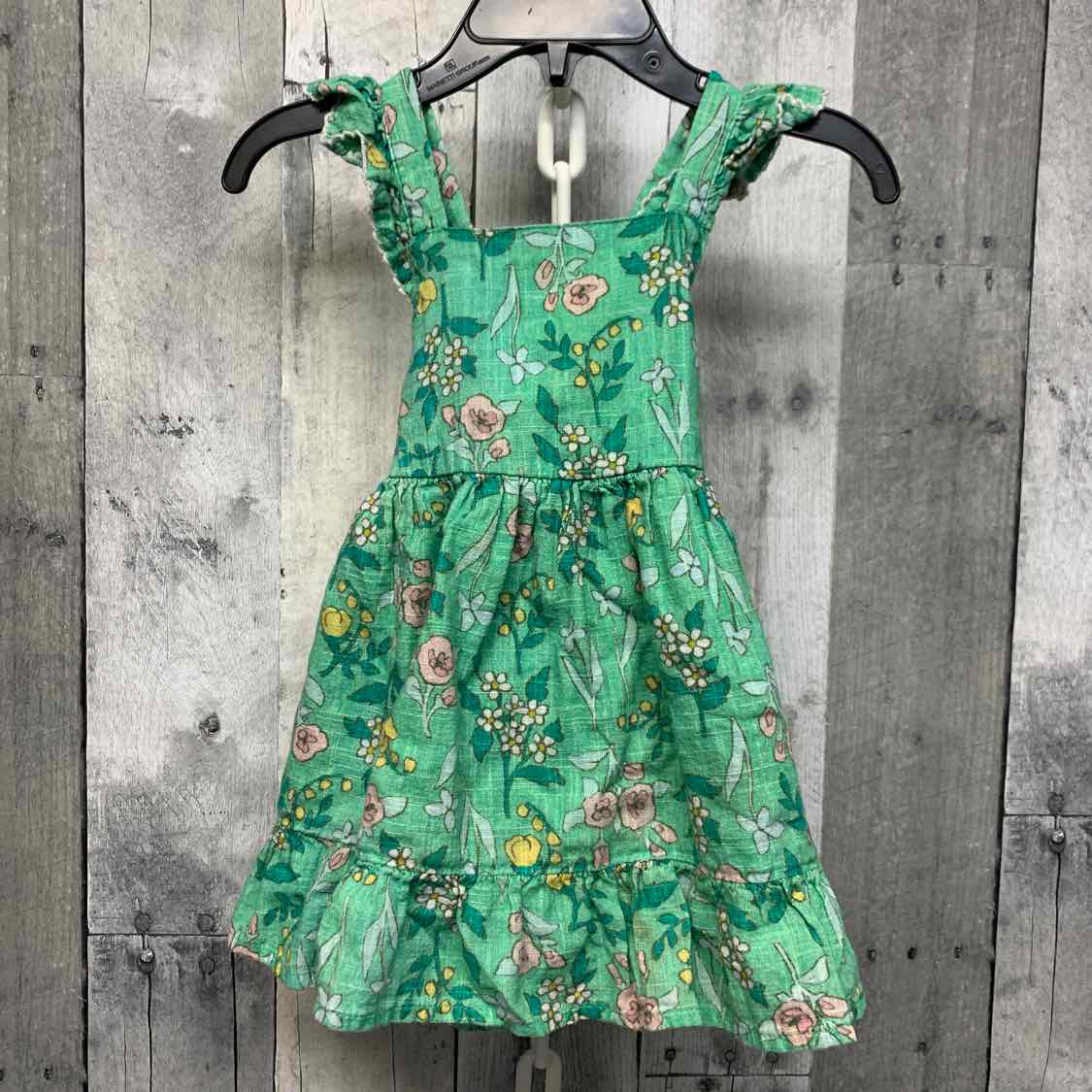 Size 18 Months Green Floral Print Cat & Jack Dress