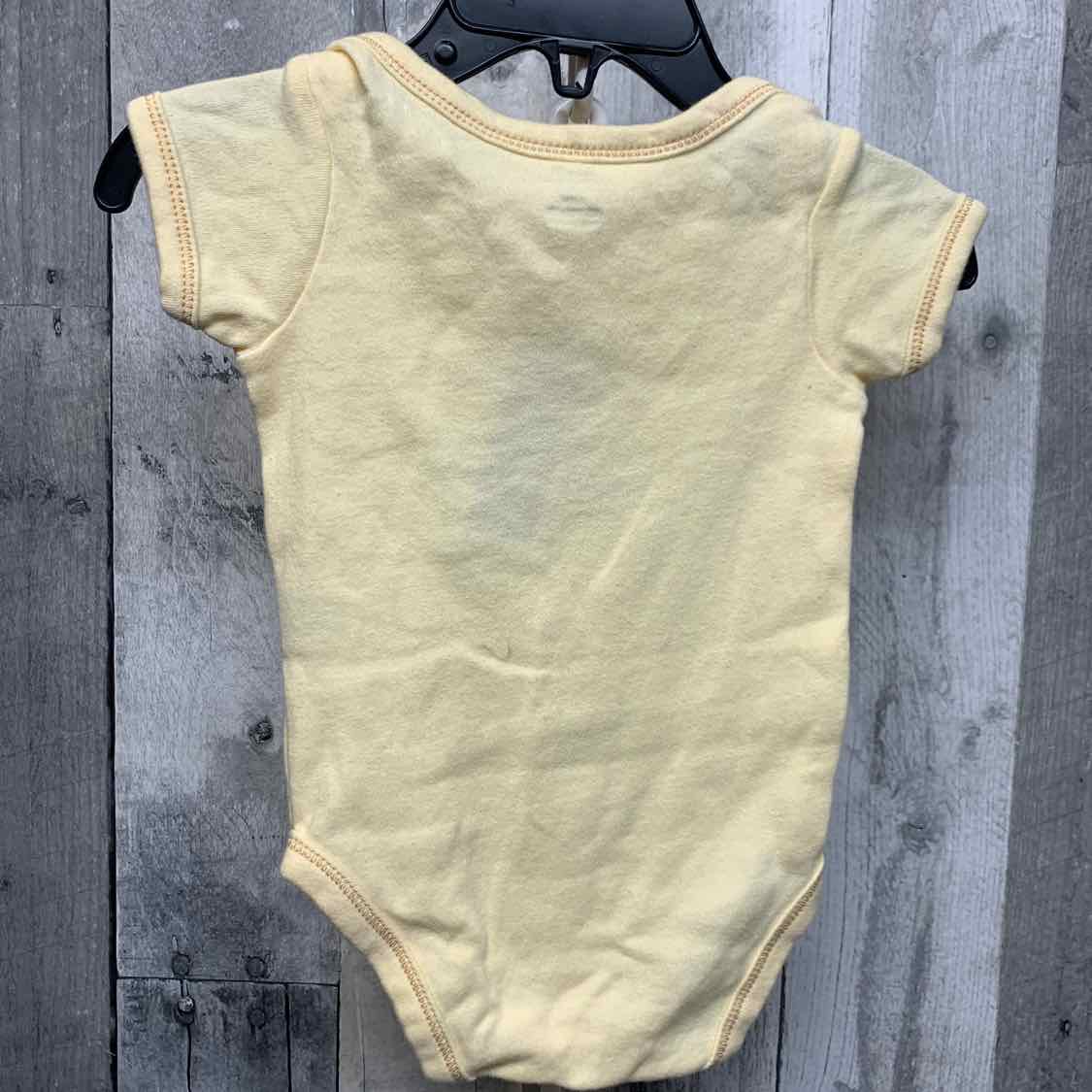 Size 0-3 Months Yellow/Orange B Brand Bodysuit