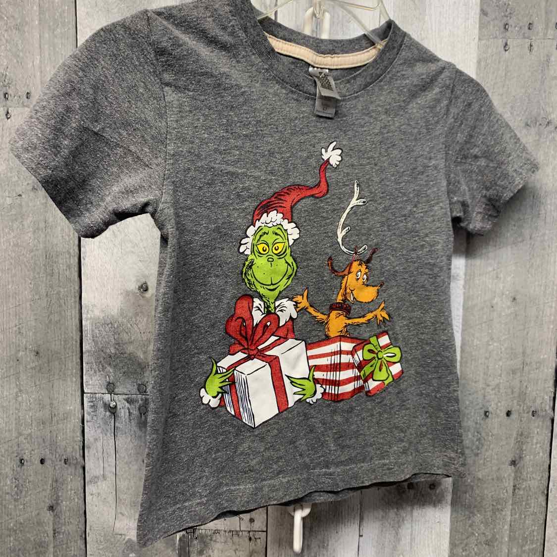 Size 4T Gray Graphic Dr Seuss T Shirt