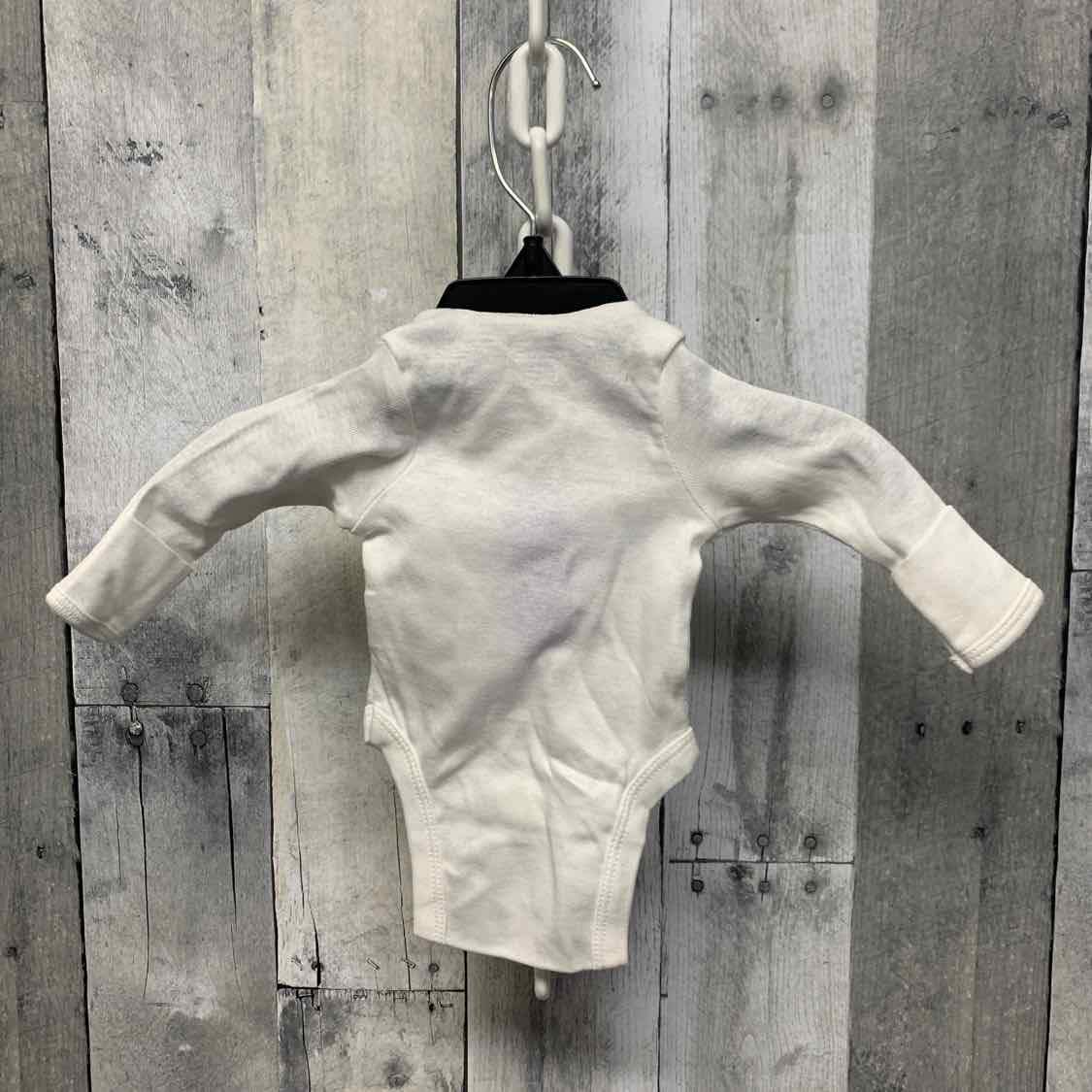Size Preemie White Gerber Bodysuit