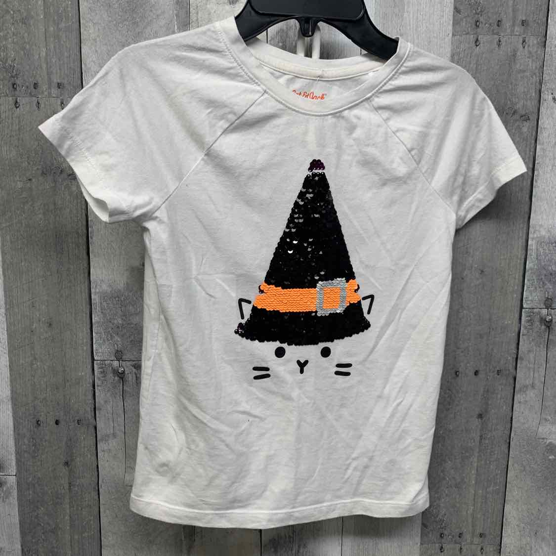 Size 7/8 White Cat & Jack T Shirt