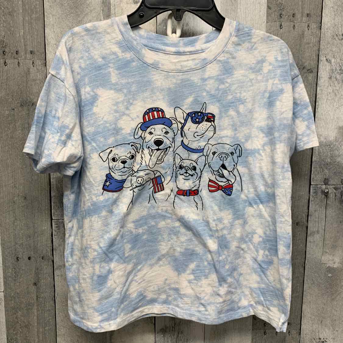 Size 14/16 Blue Tie Dye SO T Shirt