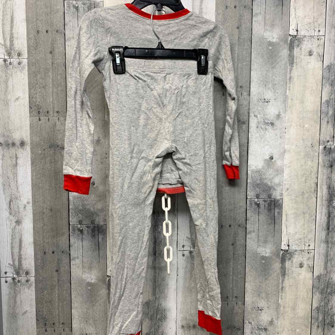 Size 7 Gray/Red Carter's 2pc PJs