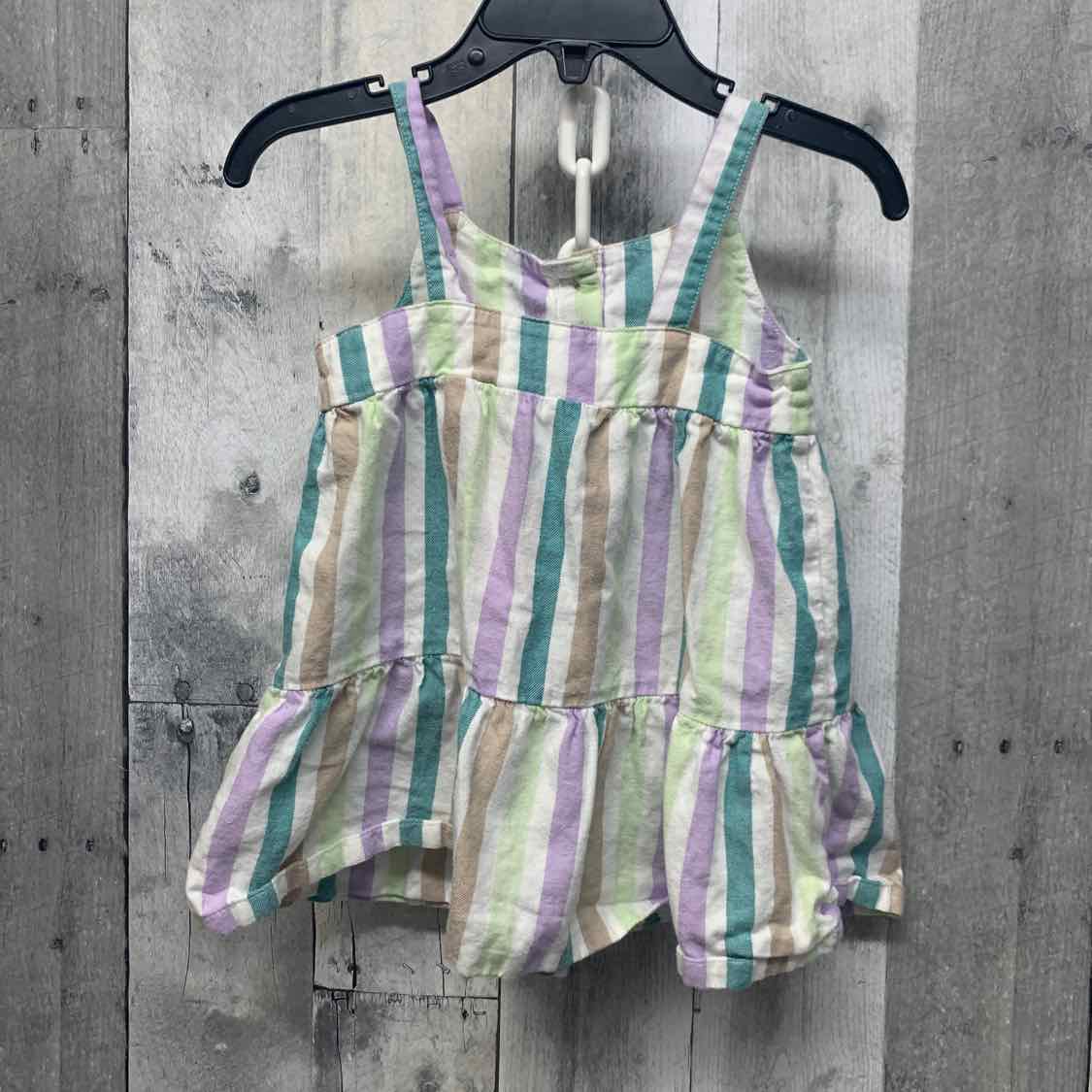 Size 9 Months Green/Purple Carter's Dress - Knit