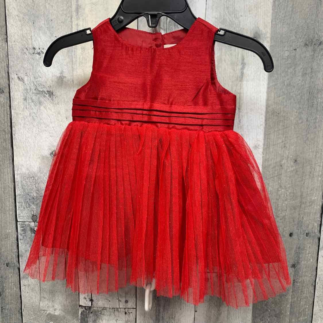 Size 0-3 Months Red Nannette Dress - Party