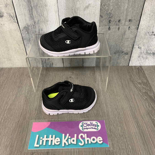 Size 3 Black/White Champion Sneakers