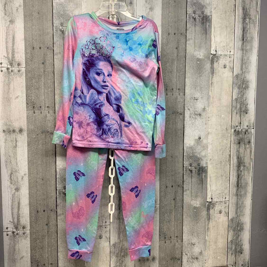 Size 10 Pink/Green B Brand 2pc PJs
